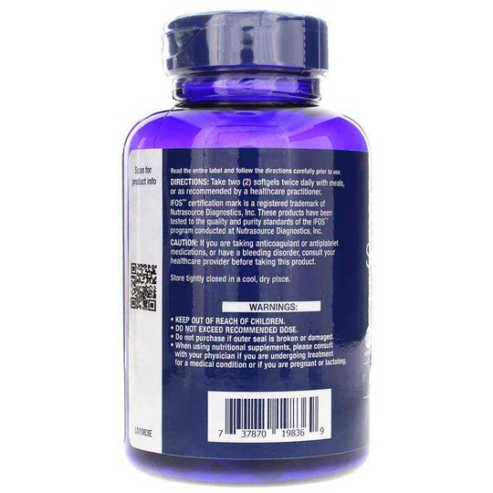 Super Omega-3 EPA/DHA with Sesame Lignans & Olive Extra, LFE